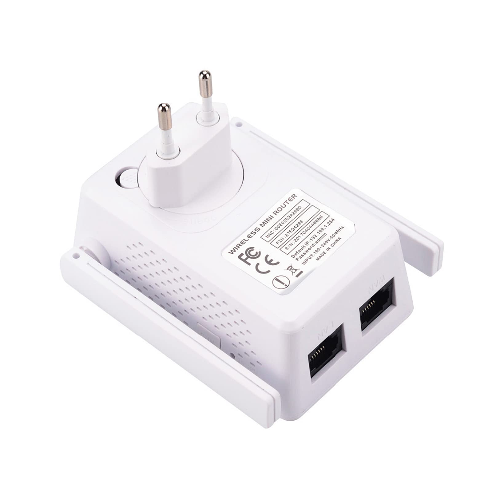 Ripetitore di segnale WiFi Extender per casa fino a 360° Copertura completa di 4000 piedi quadrati e 7 dispositivi, WiFi Extender fino a 300 Mbps, 5 modalità, per casa e all'aperto