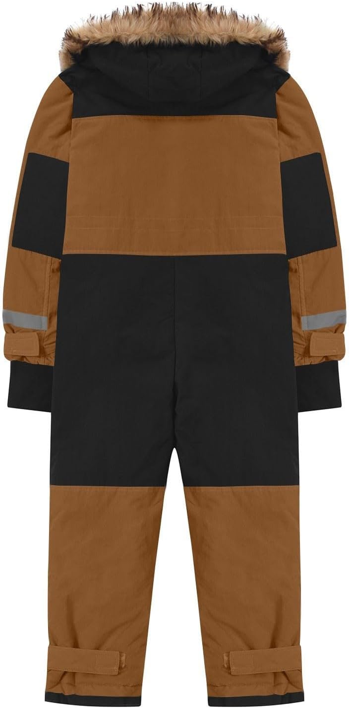 [lisusut] スキーウェア キッズ つなぎ ベビー 男の子 女の子 ワンピース ジャンプスーツ スノーコンビ つなぎ キッズ