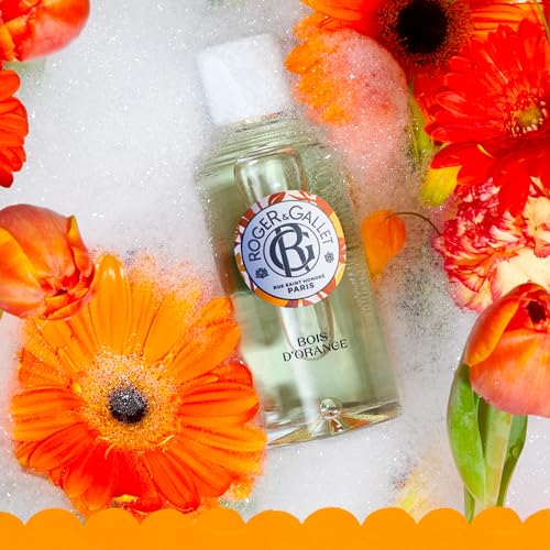 Roger&Gallet - Eau Parfumée Bienfaisante Bois D'Orange - Parfum d’Orange Amère, Patchouli et Bois de Rose - Fragrance Légère et Naturelle - Inspirée de la Formule Originale de l'Eau de Cologne