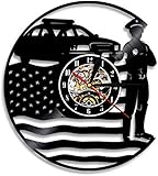 ❤ Einzigartige Wanddekoration, Vinyl-Wanduhr macht Ihren Raum stilvoller, Sie können die Position der Uhr bestimmen und den Stil wählen, den Sie bevorzugen.