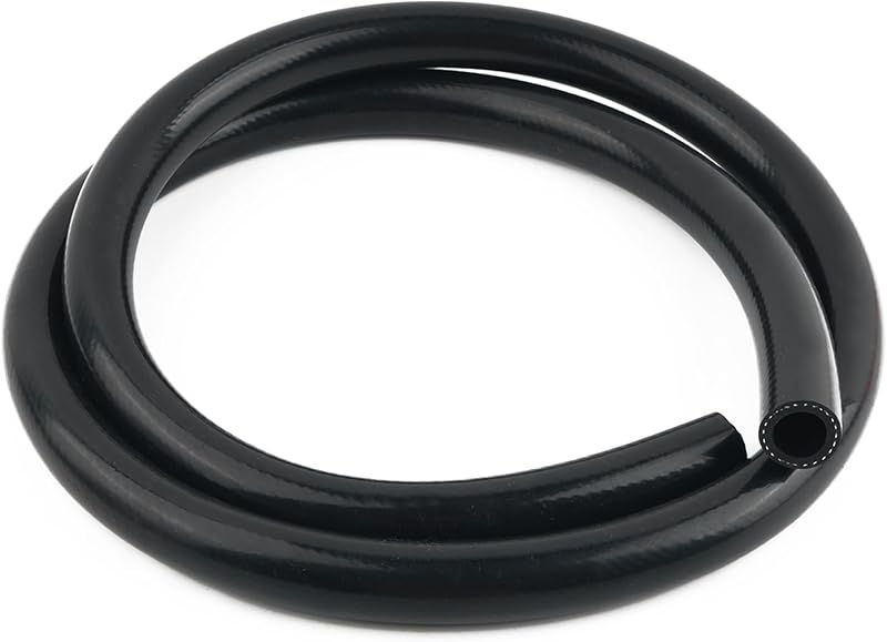 Manguera de calentador de 5 pies de diámetro interior 1/4, manguera de radiador de silicona con presión de ruptura de 650 PSI para transporte de agua/gas, accesorios profesionales para automóviles Mangueras de refrigerante para sistemas de refrigeración de vehículos