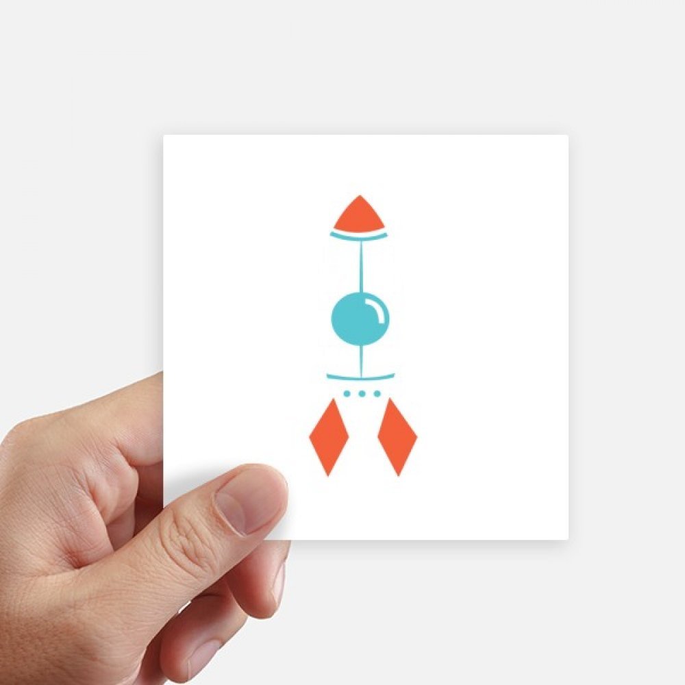 Autocollant carré pour ordinateur et valise : le sticker Alien idéal pour voyager stylé