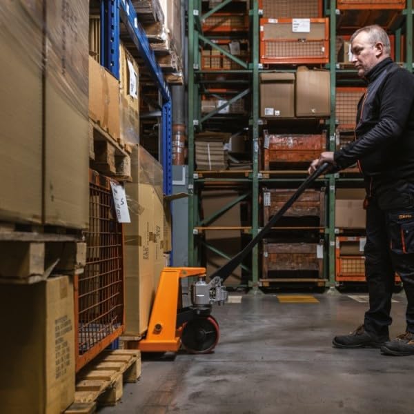 Beta 3069 – Transpallet Manuale 2,5 t, Forche 1150 × 540 mm, Ruote e Rulli in PU, Valvole di Sicurezza e Leva a 3 Posizioni – per Officine e Magazzini