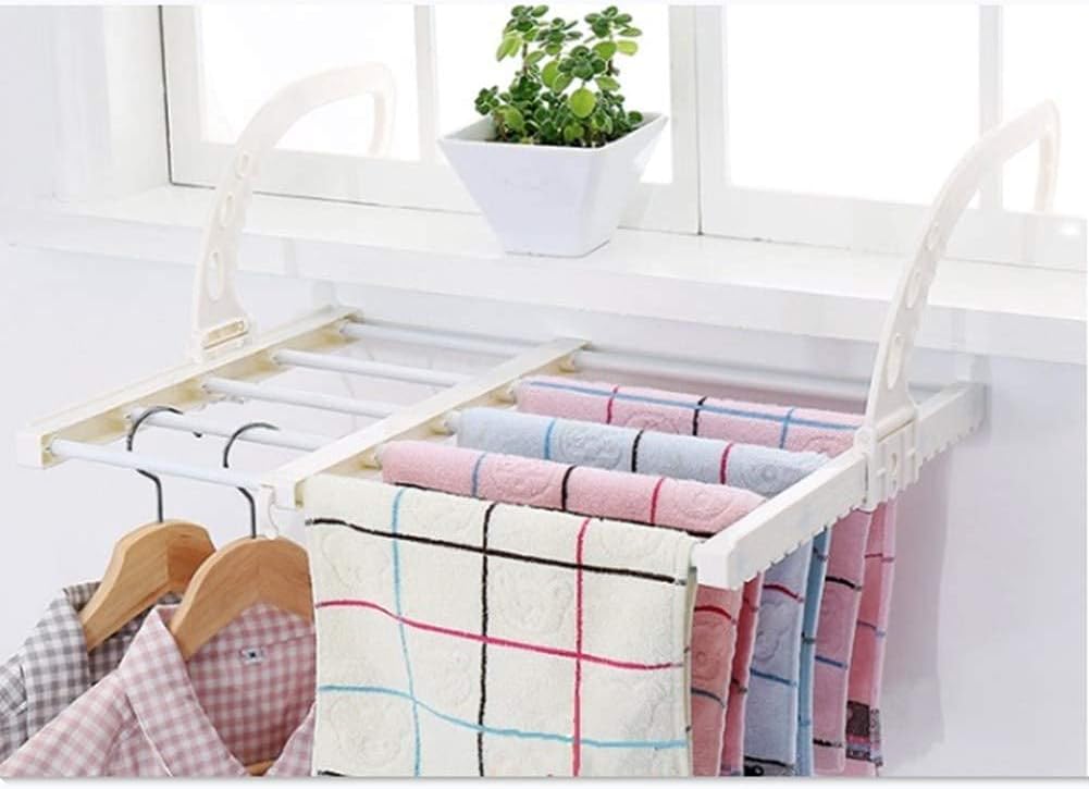 物干し台 物干しラック 伸縮 ベランダ 手すり バスタオルハンガー 靴干しハンガー 窓枠物干し