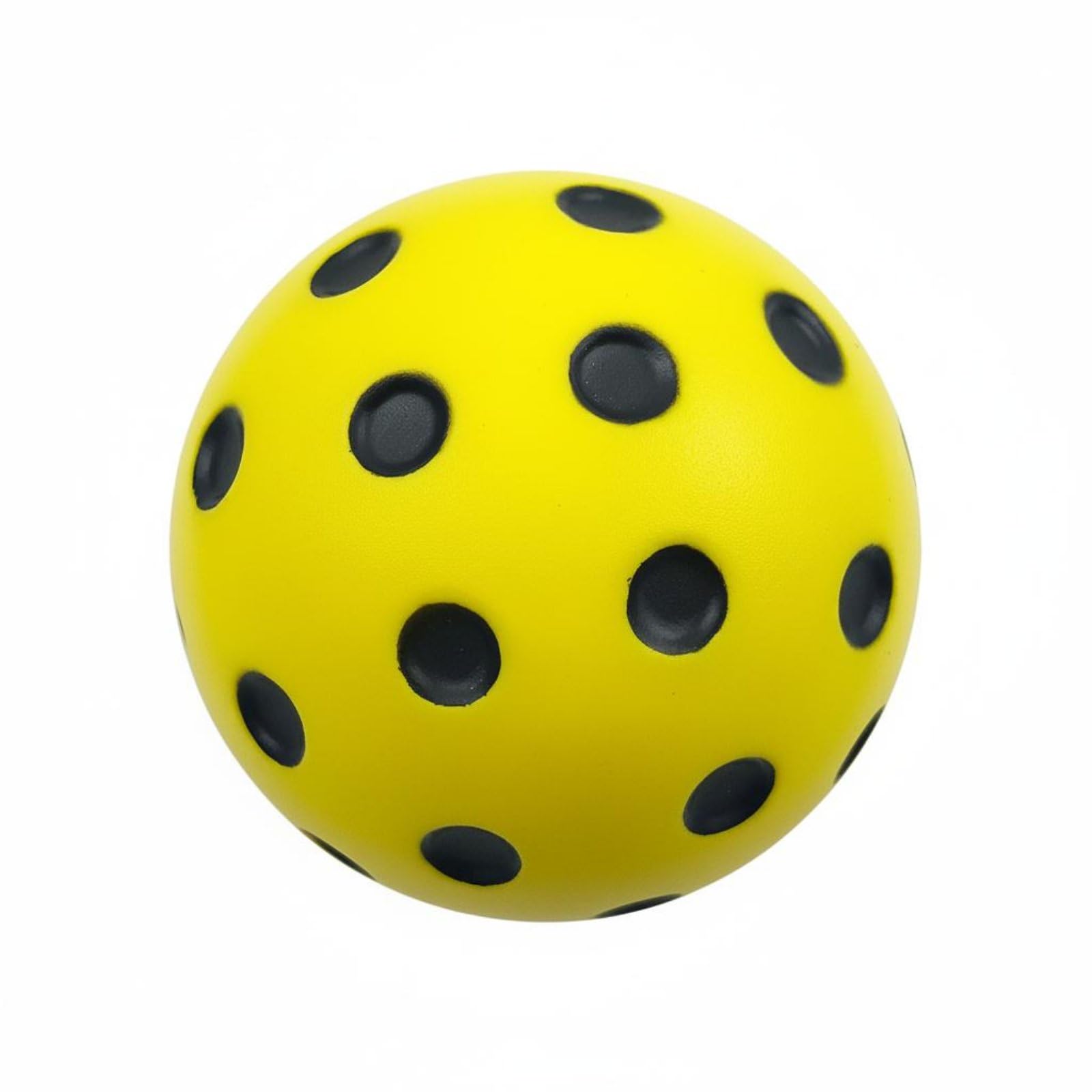 Indoor Outdoor Use Silent Pickleball High Rebound No-Noise Pickleball Long-Lasting Quiet Practice Ball Wall Safe for Beginners, Kids, Yellow-image-25