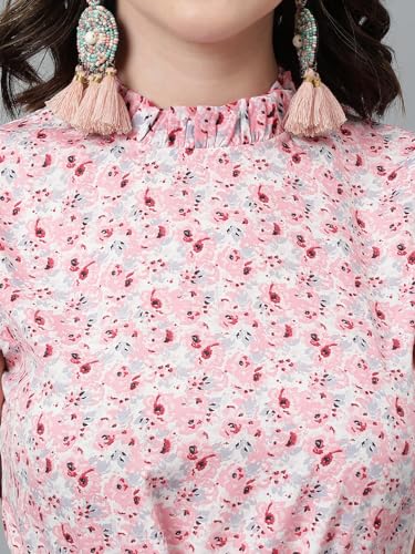 Image of KOTTY Women's Fit and Flare Multicolor Dress