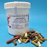 Schmitt Aquaristik Futter-Sticks Super-Mix / 120g Futter Sticks gemischt / 12 Sorten / für Garnelen, Krebse, Welse und Schnecken