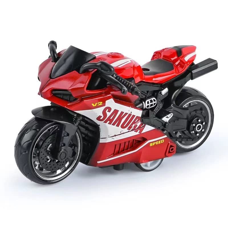 bzjqh Mini Motorcycle, Motorcycle Model, Cale Die-Cast Motorcycle- Detailed Collectible with Movable Parts