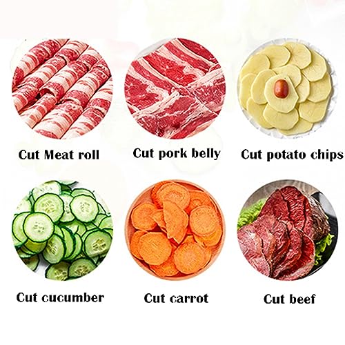 Manueller Gefrorener Fleischschneider, Edelstahl, Hammelfleisch, Schinken, Rindfleisch, Schneidemaschine mit Griff, Zum Schneiden von Gefrorenem Fleisch in Scheiben.