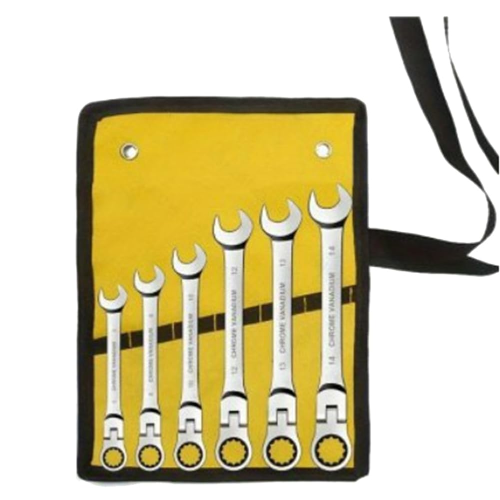 Yrreaty 180 Degree Turning Ratchet Wrench Machine Repair Tool