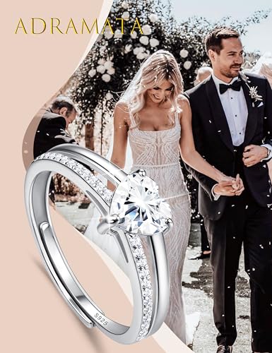 Bague réglable en argent 925 qui s'adapte à tous les doigts sans risque de taille