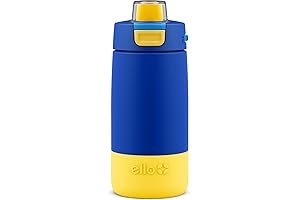 Ello Kids Colby Stainless Steel Insulated Water Bottle for Kids with Straw