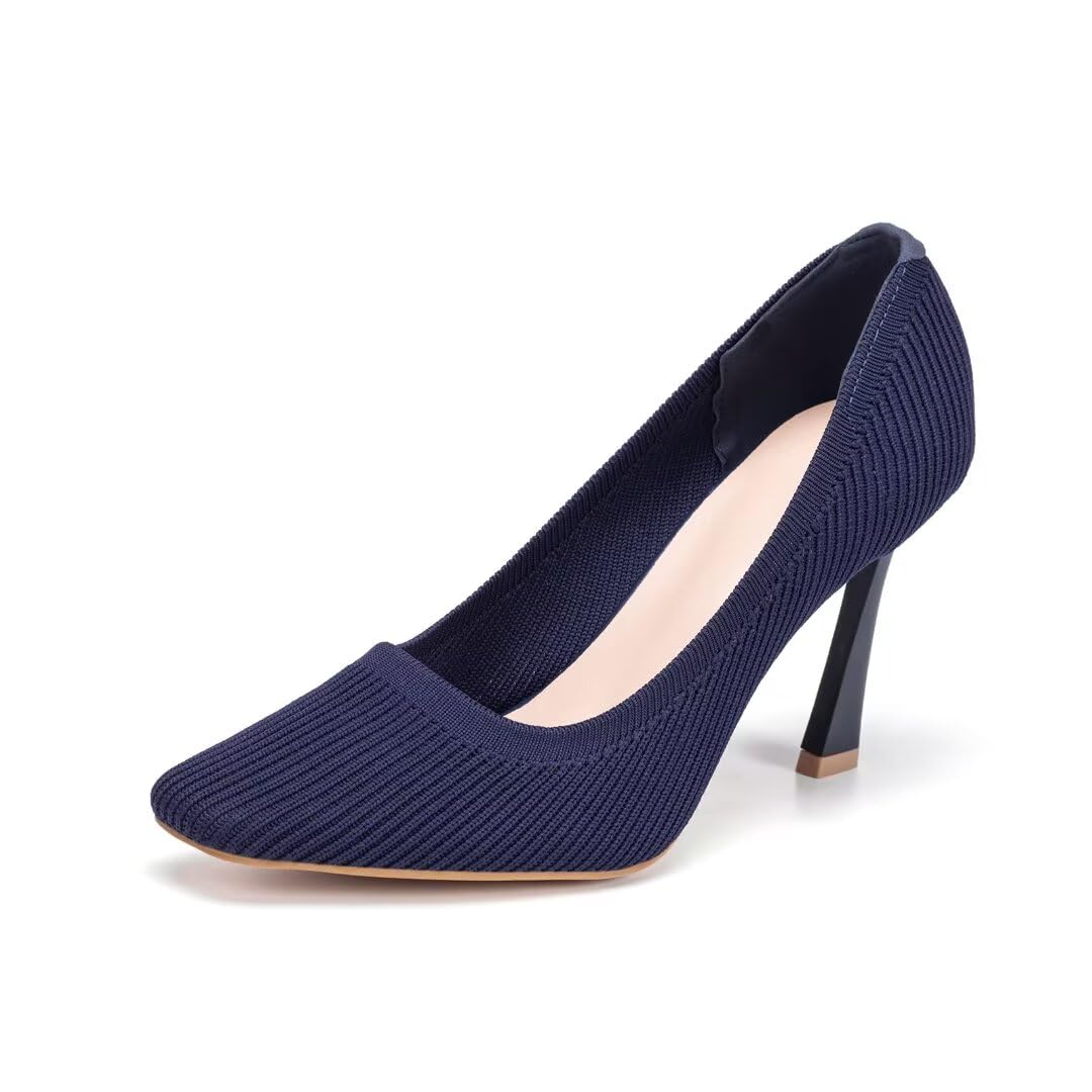 Frank Mully Damen Pumps mittlerer niedriger Absatz Fliegenge