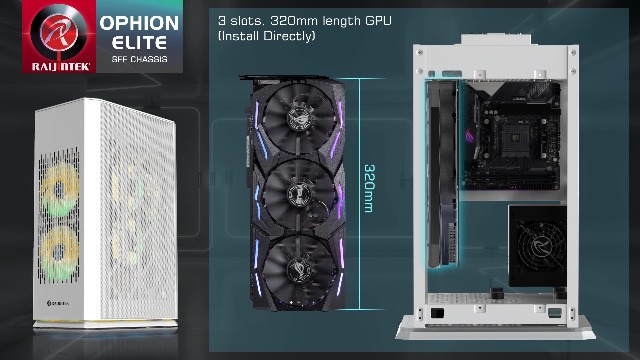 Watch RAIJINTEK OPHION Elite ,Mini ITX PC Case,Mesh Side Panel on