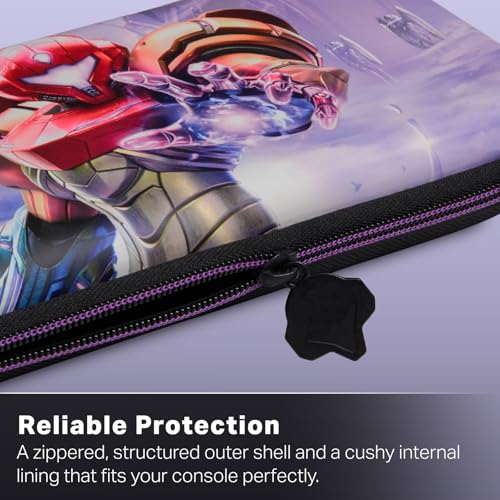 Image of PowerA Slim Case for Nintendo Switch 2 - Metroid Prime 4: Beyond, Officially Licensed, Protective Case, Holds 10 Game Cards, Padded Screen Protector, Built-in Play Stand