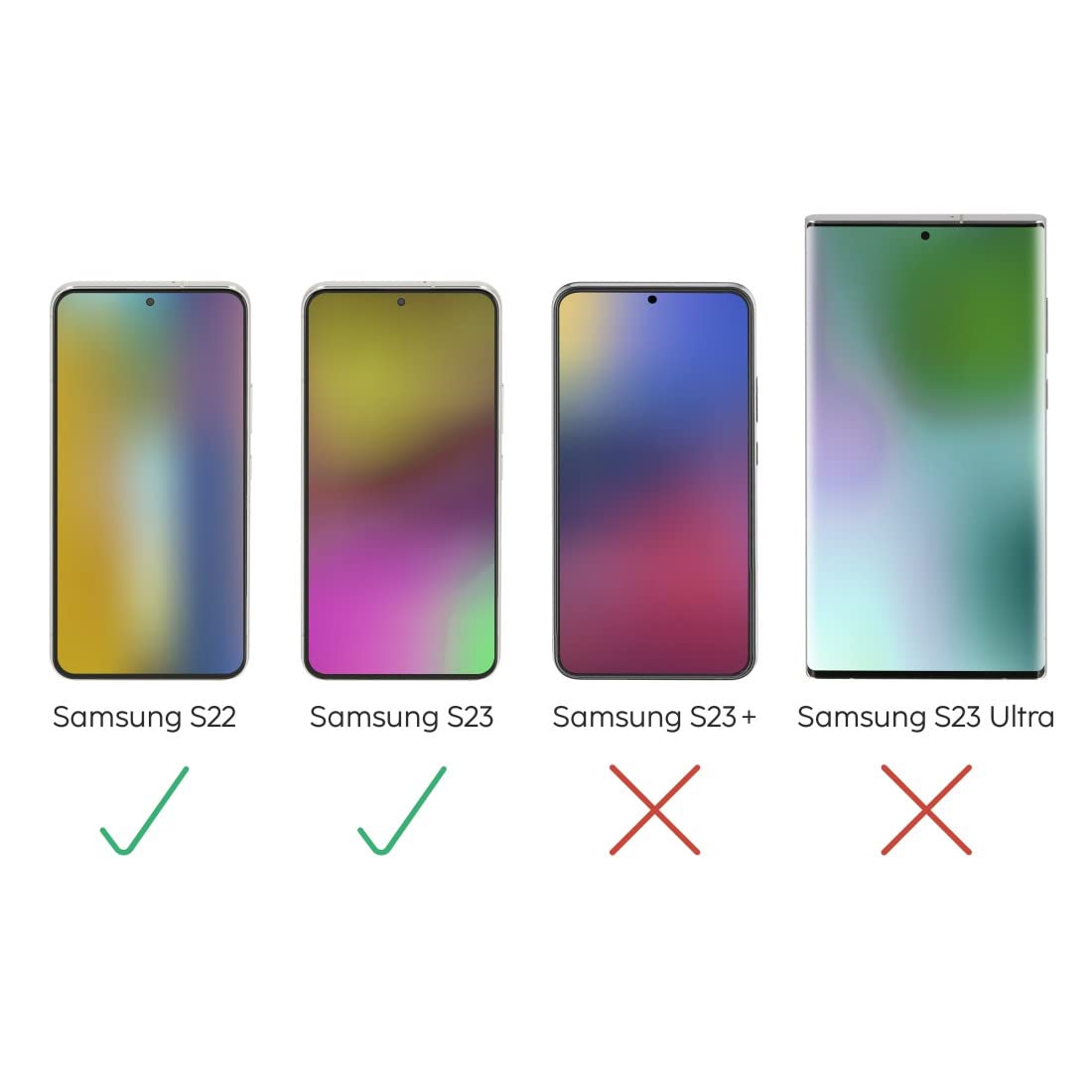 Hama Szkło ochronne do Samsung Galaxy S23, 3 szt. (Galaxy S23 szkło pancerne o twardości 9H, odporne na zarysowania, uderzenia, hartowane szkło bezpieczne klasa ochrony 7, szkło wyświetlacza + pomoc