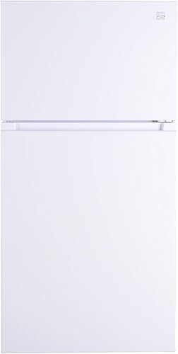 Kenmore Refrigeradorcongelador de 33 pulgadas de capacidad de 20.4 pies cúbicos con estantería de vidrio ajustable de ancho completo, control de