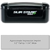 Slim Stamp 1444 Pre-Inked Stamp 1/2" x 1-3/4"