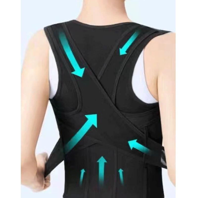 Back Correctioner Shoulder Opening Brace Support Belt