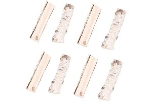 EXCEART Mini Faux Birch Logs for Home Decoration