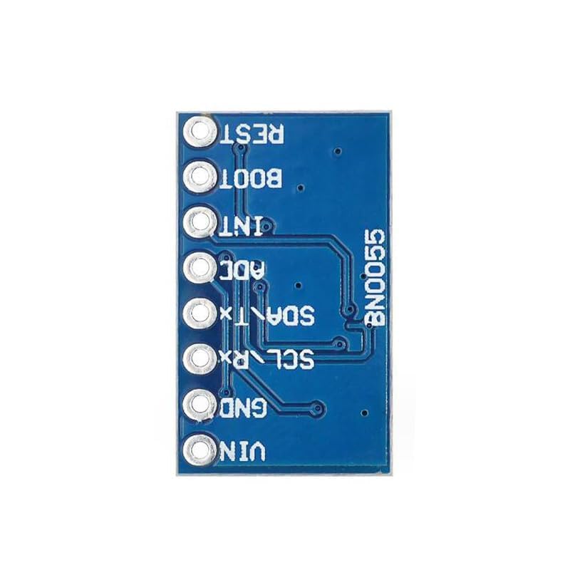 Bottom view of Senzooe GY-BNO055 module showing pin labels