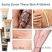 Legs Makeup Waterproof No Transfer - Beauty Body Concealer Tattoo Cover Up Makeup Long Lasting Body Foundation for Scar, Tattoo All Skin Tones (#01 Bronze)