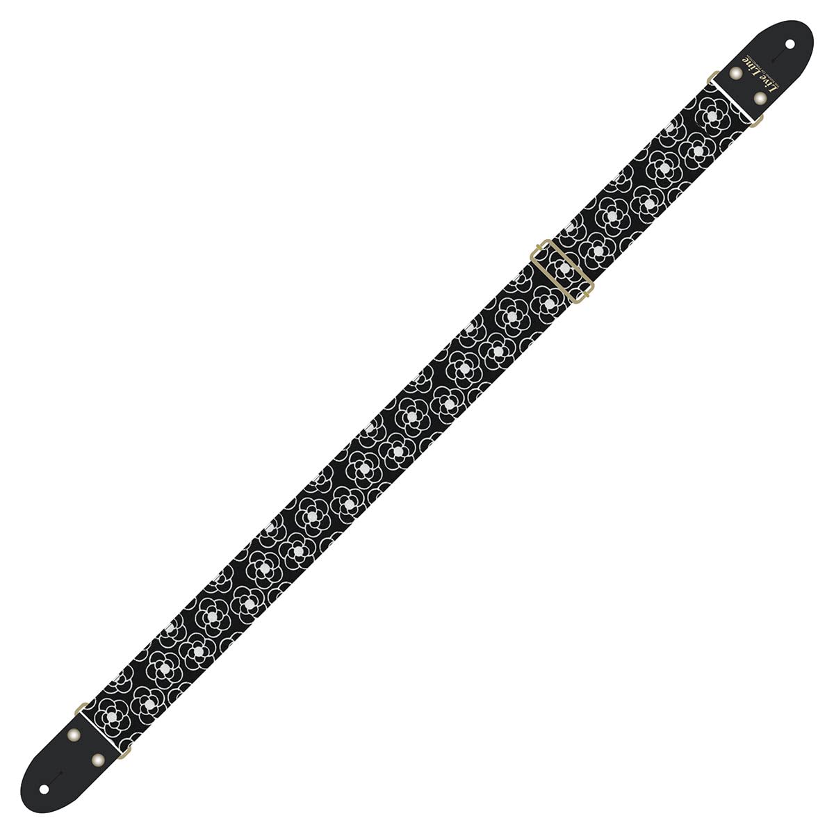 Amazon.co.jp: [LiveLine] ライブライン フラワー柄ブラック 50ミリ幅