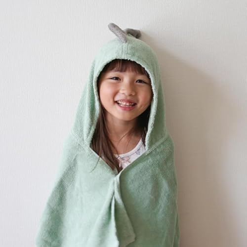 オーガニックコットンミニバスポンチョ(かいじゅう・1点) [m100-07-A][トクダ]