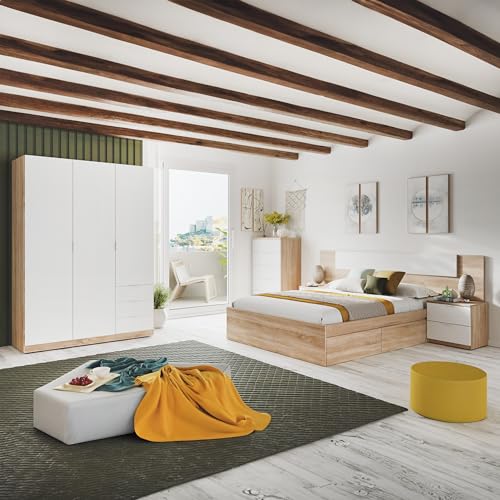 Dormitorio doble completo Akari para renovar tu habitación de matrimonio 3