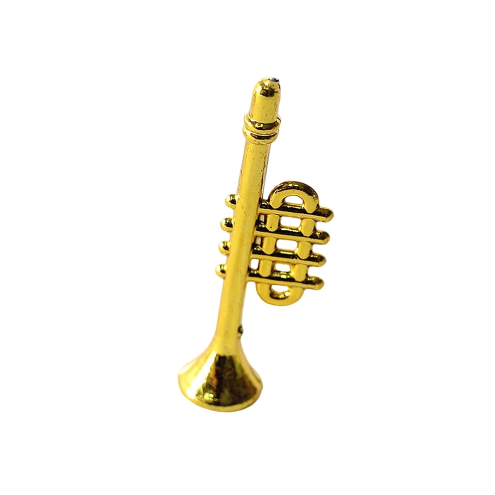 Trompetenornamente Miniatur Saxophone Klassische Musikinstrumente Ornamente(Medium Blow)