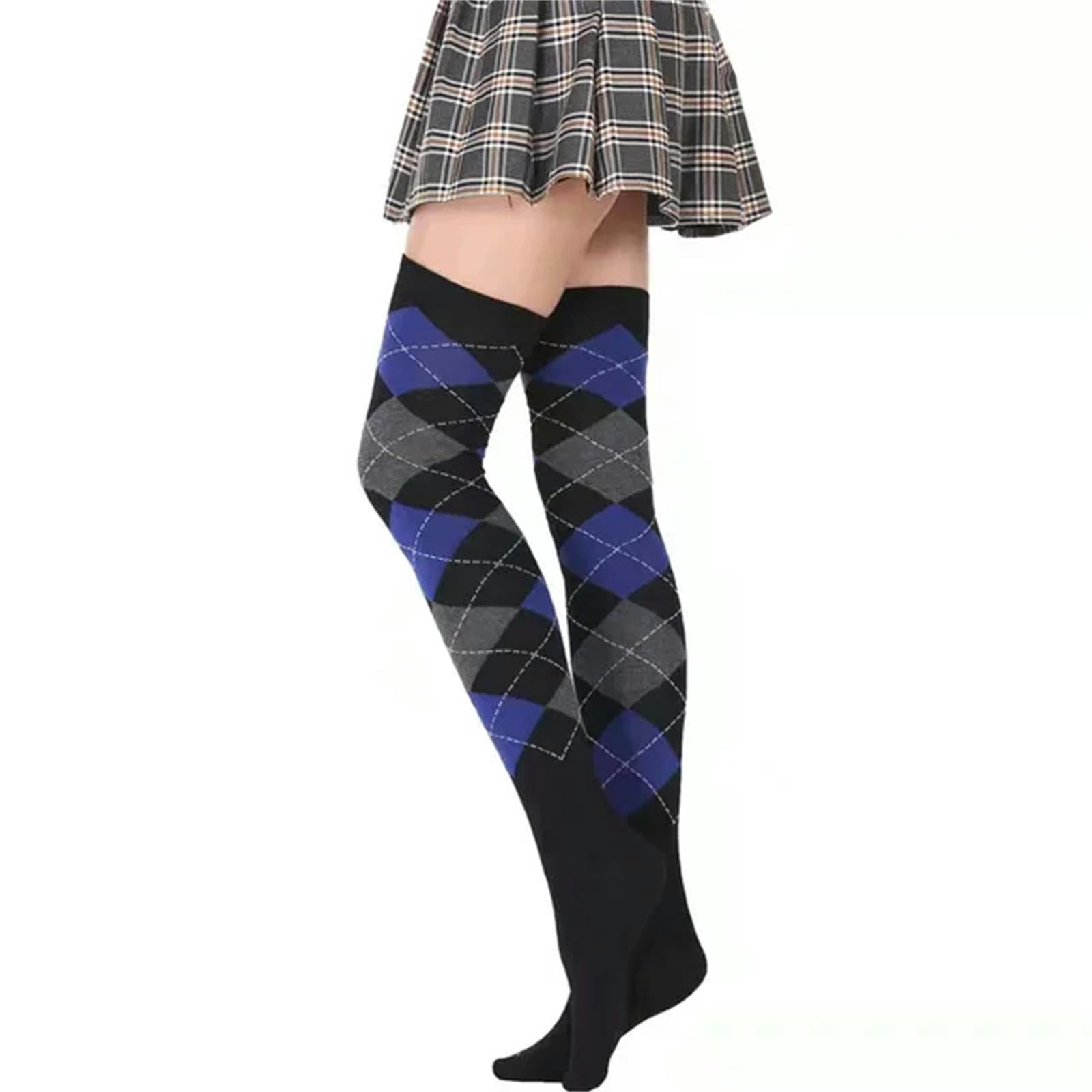 Calzini Donne Calze Lunghe In Nylon In Nylon Di Coscia Morbida Per Controllare L'Autunno Inverno Colorato Calzino Femminile