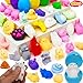 Kiddokids 50 Easter Eggs Prefilled Mochi Squishy, Stress Relief Squishies Toys for Easter Theme Party Favor, Easter Eggs Hunt, Easter Basket Egg Fillers, Classroom Prize Supplies, Goodie Bag Stuffers