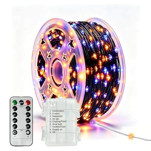 Halloween Guirnalda Luces, 20M 200LED Halloween Guirnaldas de Luces a Pilas