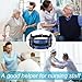 Gait Belt Transfer Belt for Seniors,Transfer Belt for Elderly and Disabled,Gait Belts with Handles for Seniors,Walking Safety Belt for Physical Therapy Blue