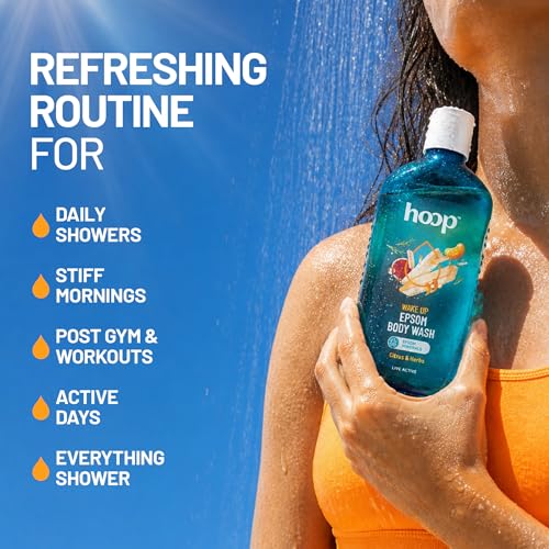 Image of hoop Epsom Body Wash Wake Up | Epsom Salt, Citrus & Herbs | 300ml