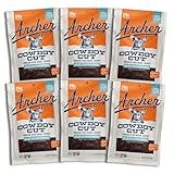 Country Archer Grass Fed Beef Jerky - Zero Sugar Beef Jerky, Sugar Free Snack Pack, Bulk, Individual Packs, Gluten Free, Paleo - Classic Flavor - 2 Oz (Pack Of 6)