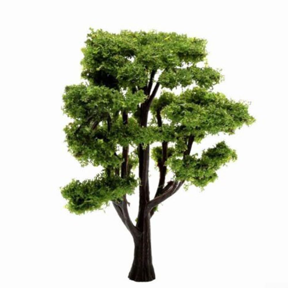Lot de 10 arbres miniatures pour paysages de 8 cm et 10 cm de hauteur, idéal pour construire des modèles et améliorer les jardins