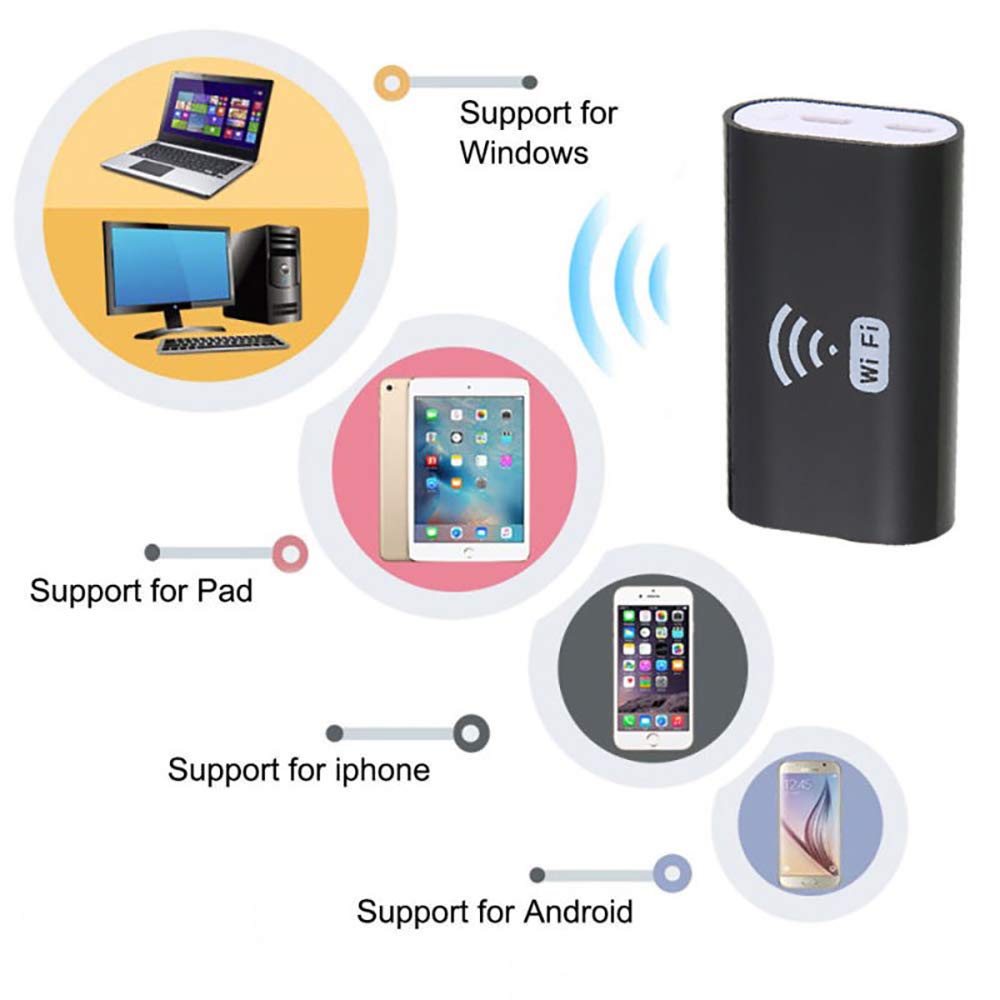 Endoscope WiFi étanche Avec 6 LED - Caméra Inspection 8 Mm Pour Smartphone, Android, IPhone