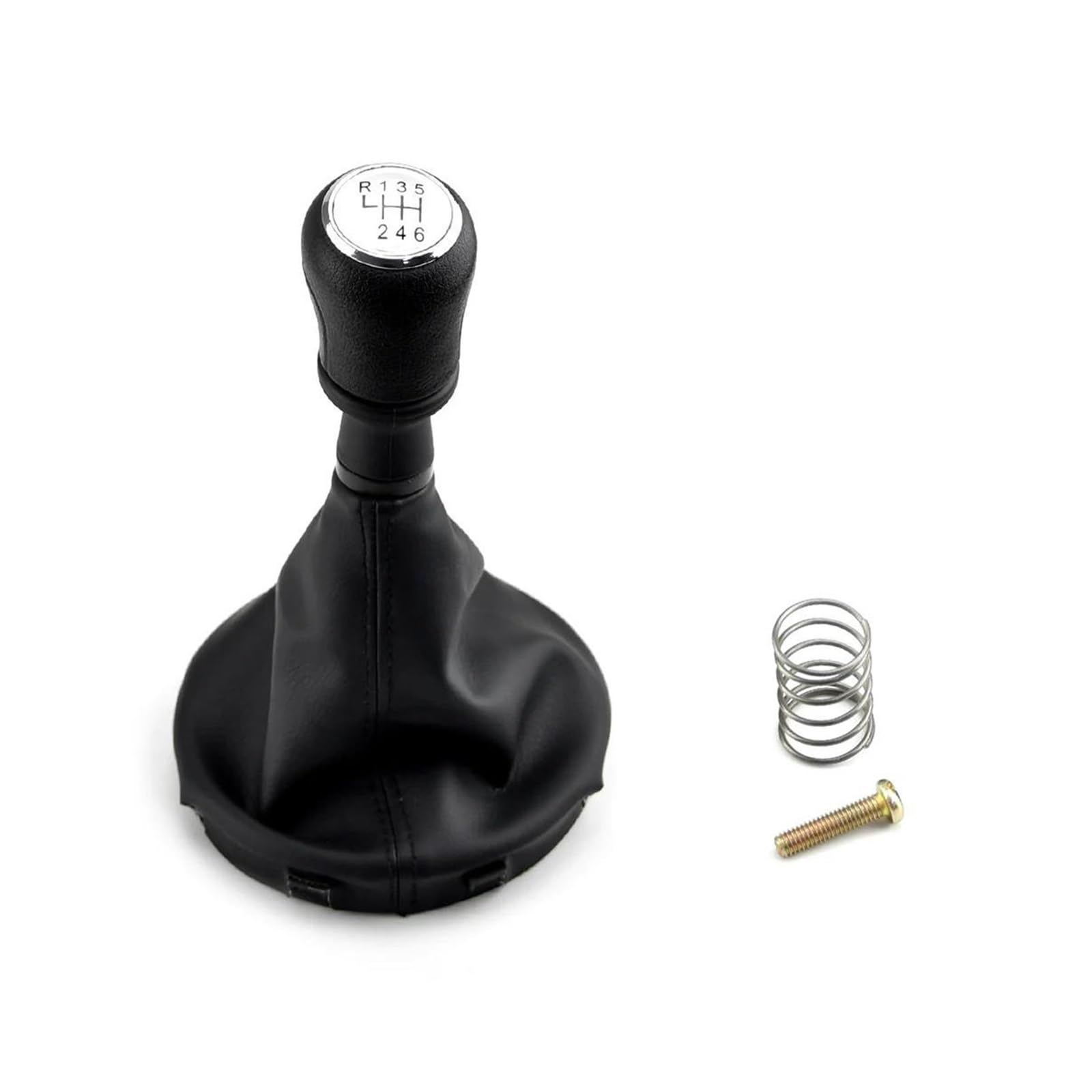 Cavinbdz 6 Speed-Silver For Vw For Transporter T5 T5.1 Gp T6 Manual Car Gear Shift Knob Shifter With Gaiter Boots 5 6 Speed Gear Shift Knob