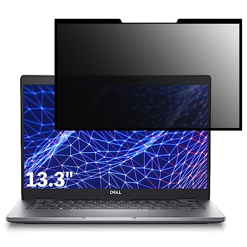 DELL New Latitude 5330 13.3�C���` 16:9 �Ή� �S���� �`�����h�~�t�B���^�[ �v���C�o�V�[�t�B���^�[ �p�\�R�� PC �t���ی�t�B���� �u���[���C�g�J�b�g ���˖h�~ ���E�ȒP �ی�V�[�g ���E��