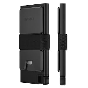 Ekster Aluminum Cardholder Wallet for Men Metal Wallets with RFID Blocking Layer Slim Minimalist Aluminum Wallet with Push