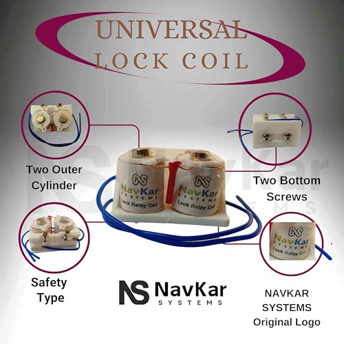 Image of (LKCL-10) Universal Coil Compatible for ALBA, Ozone, LINC Plus, SECUREYE, Electronic Door Locks, Silve