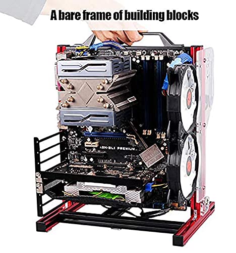Diy Computer Motherboard Case Rack, Motherboard Chassis Set, Creative Personality Atx/M-Atx/Itx Open Air Frame Chassis Bracket , Vertical Overclocking #TOP6