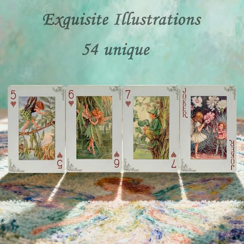Baraja de Poker Temática Hadas con 54 Ilustraciones Únicas miniatura 4
