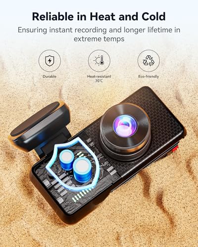 Image of REDTIGER F17 Elite [2026 Edition] 4K 3 Channel Dash Cam, Triple STARVIS 2 Sensor(IMX678 /675 /662), 4K+2.5K+1080P, Full Night Color, 5.8GHz WiFi 6, GPS, HDR, Touch & Voice Control, 128GB Card Included