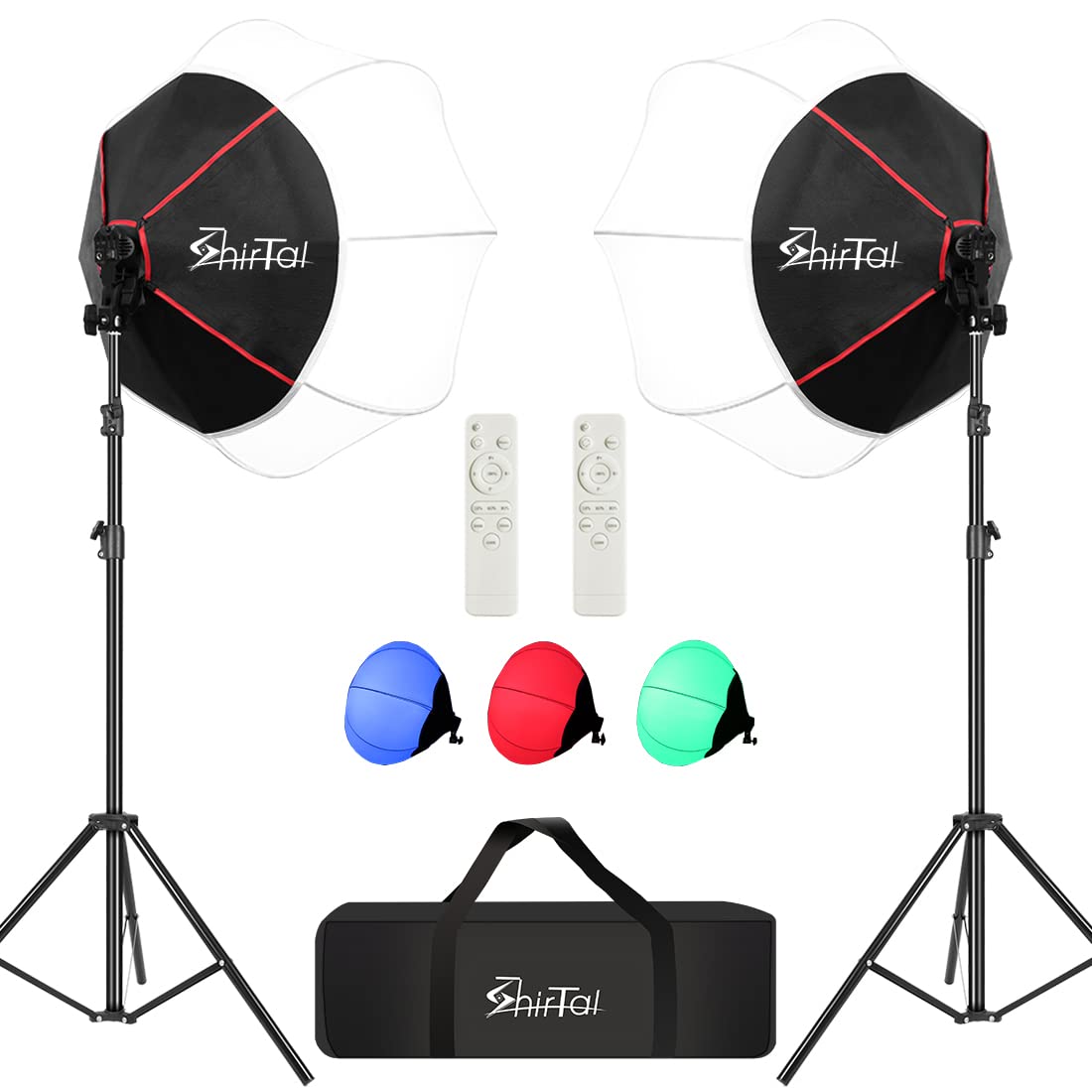 Shirtal 110W Live Video Spherical Fill Light, Lantern Soft mask, with lamp Holder kit