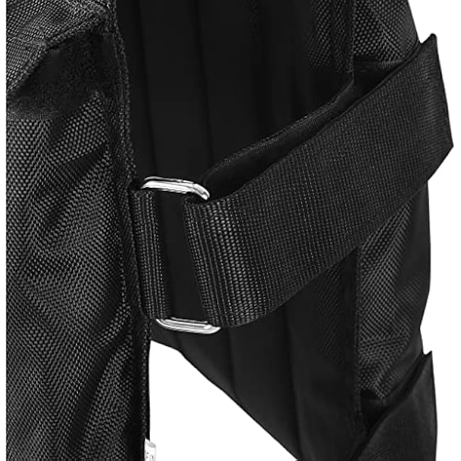 110LB Weighted Vests Workout Vests, Adjustable Body Weight Vest with Reflective Stripe Running Vest for Men Women Strength Training, Training Workout, Jogging, Walking