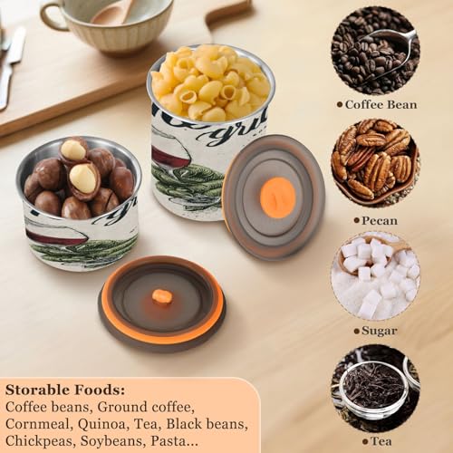 Contenedor de café acero inoxidable 500ml miniatura 5