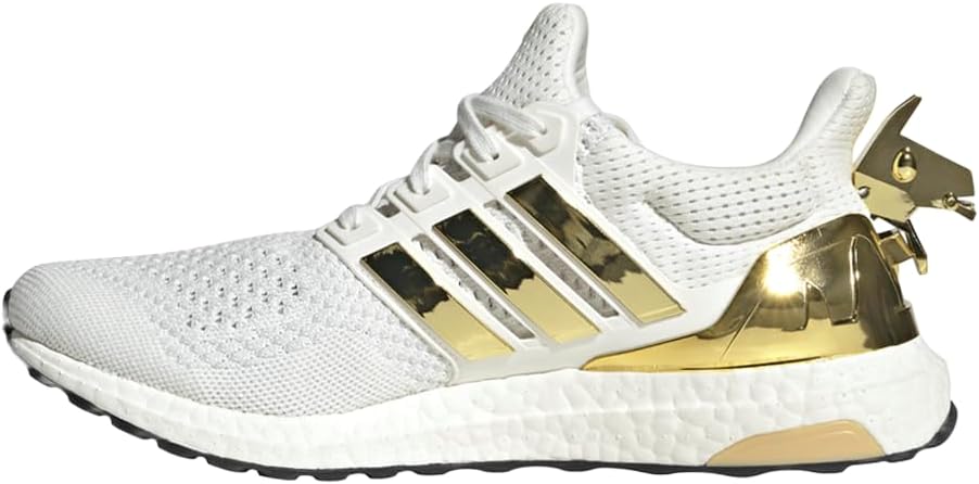 adidas Mens Ultraboost Ultra Boost X Fortnite Peely Running Sneakers Shoes - Gold, White