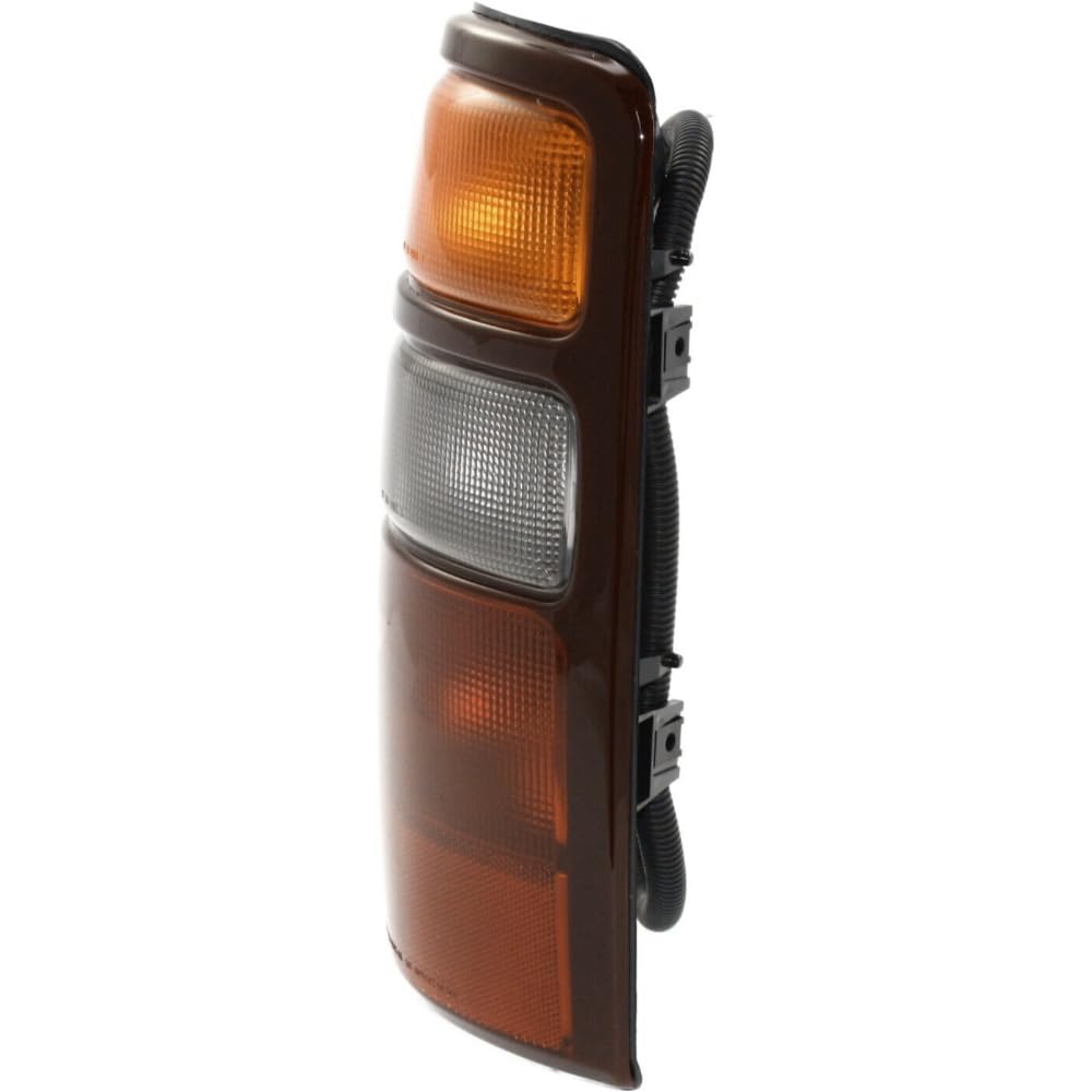 Amazon.com: outdoorm 2pcs Tail Light Halogen Left Right Side Amber 